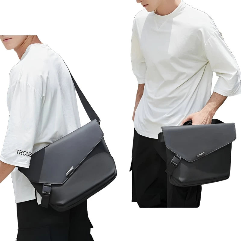 रोजमर्रा की जरूरत के लिए बहु-कार्यात्मक पुरुषों का कंधे पर लटकाने वाला बैग