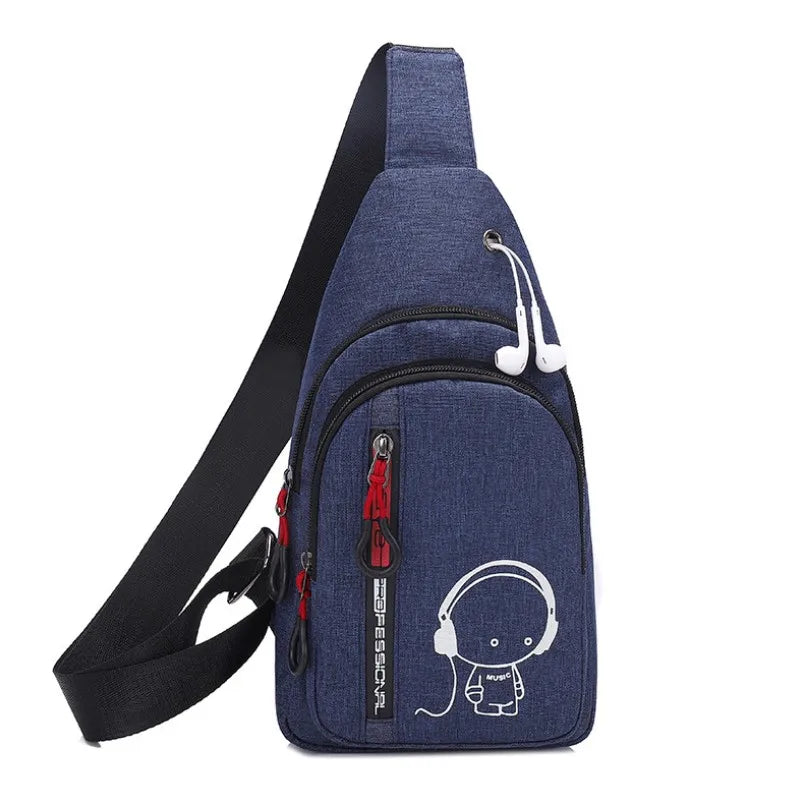 Momo Headphone Series Crossbody Bag for Hands-Free Carry