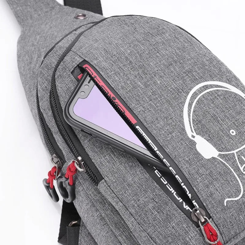 Momo Headphone Series Crossbody Bag for Hands-Free Carry