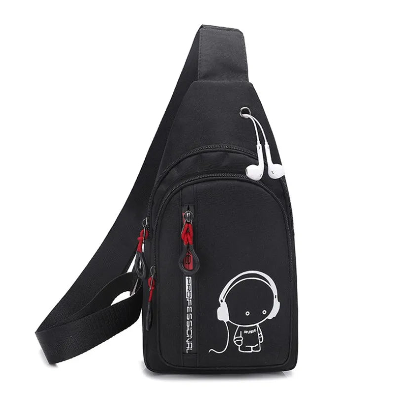 Momo Headphone Series Crossbody Bag for Hands-Free Carry