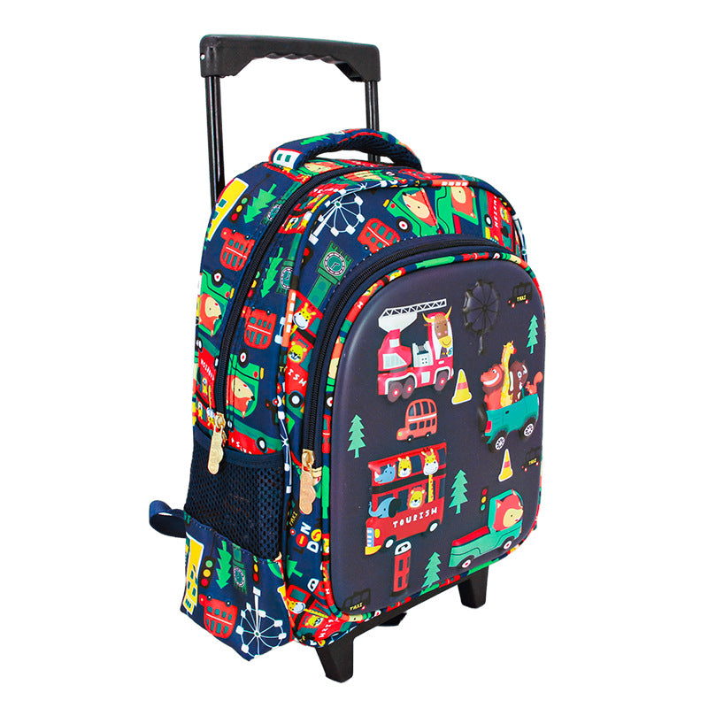 Equipaje con ruedas para niños pequeños, bolsas de viaje con ruedas para niños pequeños, mochila con ruedas para niños pequeños, mochila con carrito para niños