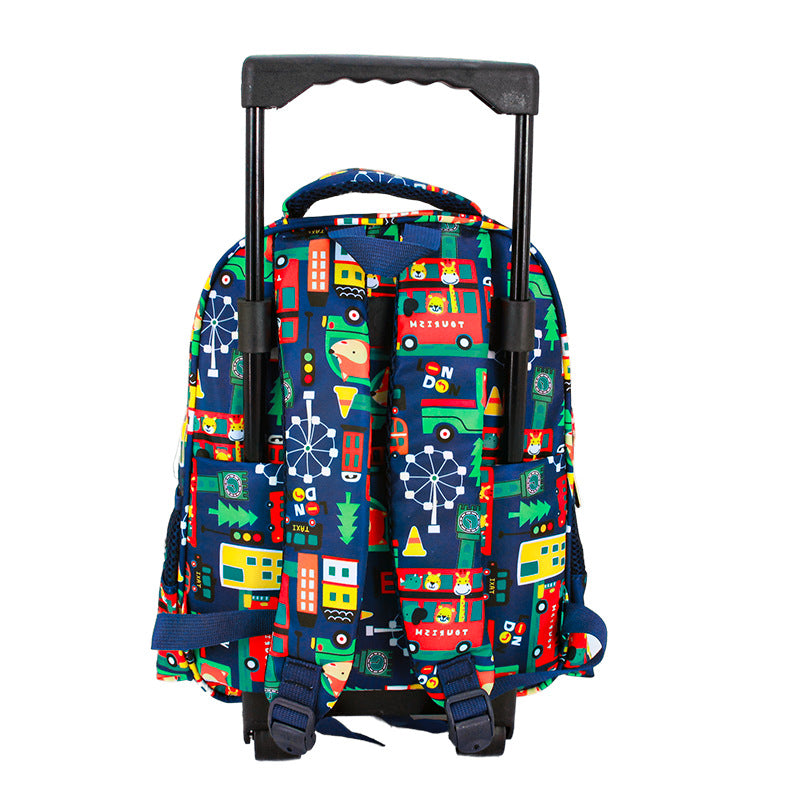 Equipaje con ruedas para niños pequeños, bolsas de viaje con ruedas para niños pequeños, mochila con ruedas para niños pequeños, mochila con carrito para niños