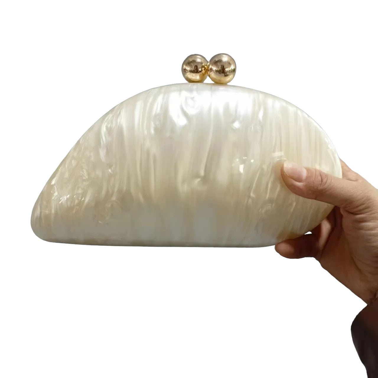 Acrylic Shell Clutch Bag