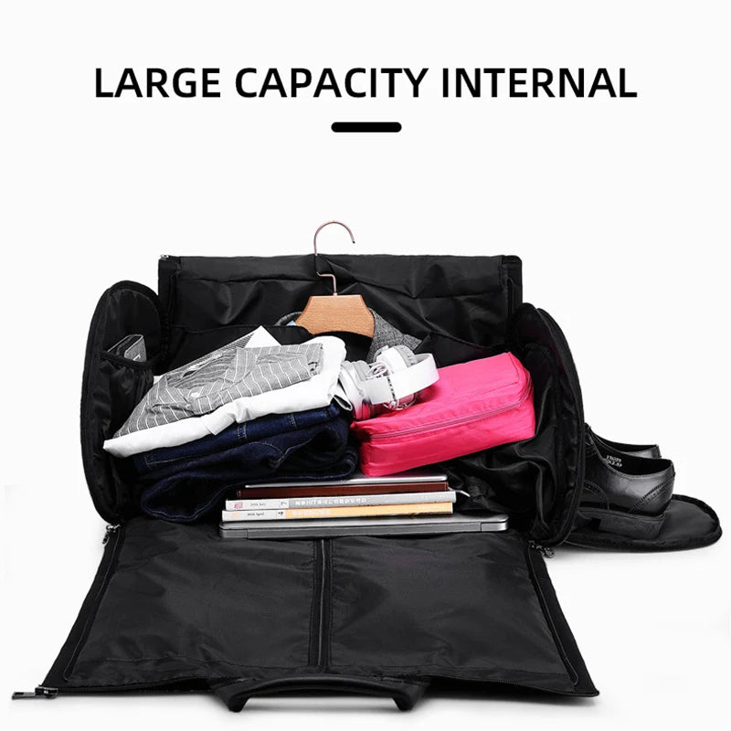 Jessie Convertible  Travel Bag with Shoe Pouch- Unisex