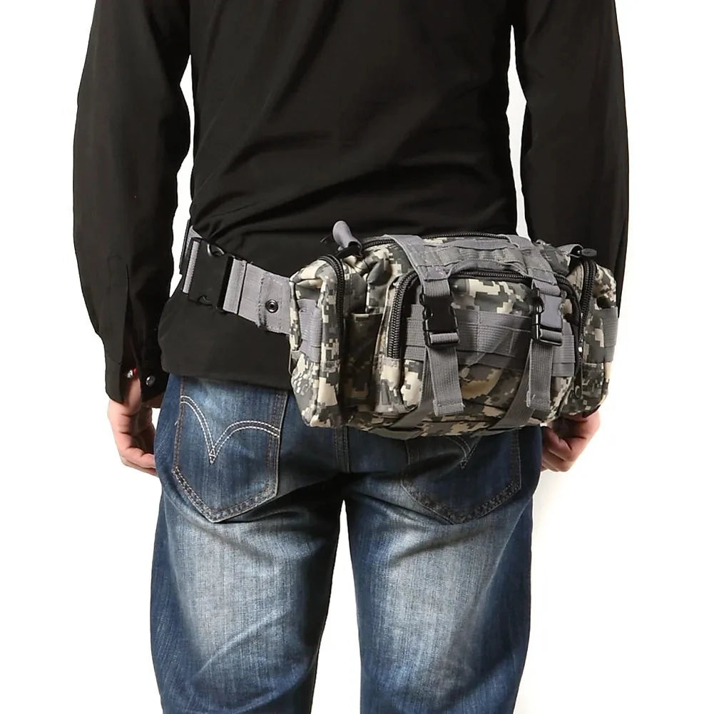 Adventurous Tactical Mini Duffel Crossbody Bag