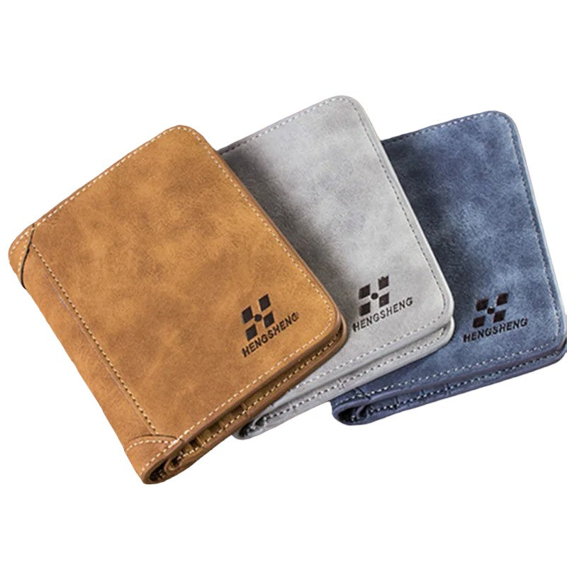 Milo Cartera Hombre Piel Billetera Slim Hipster