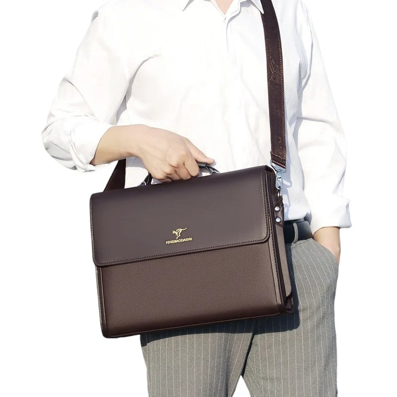 Jimmy Leather Luxury Briefcases for Men