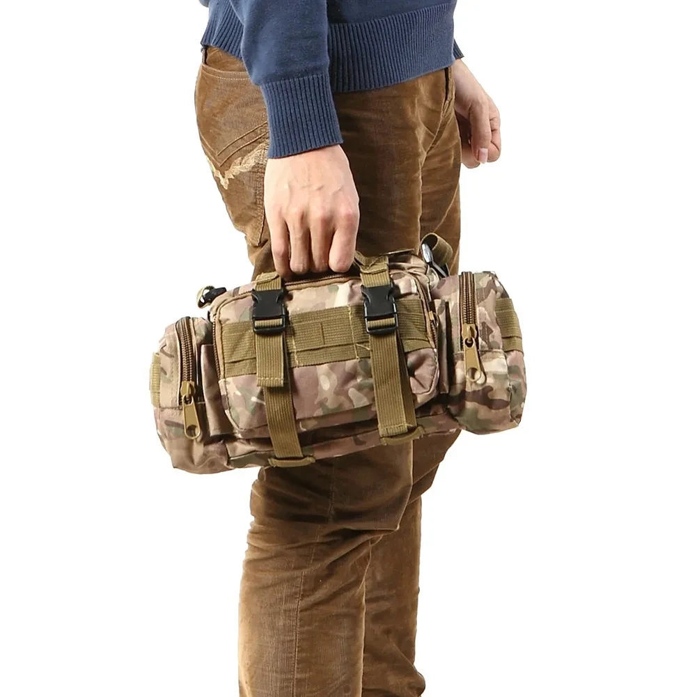 Adventurous Tactical Mini Duffel Crossbody Bag