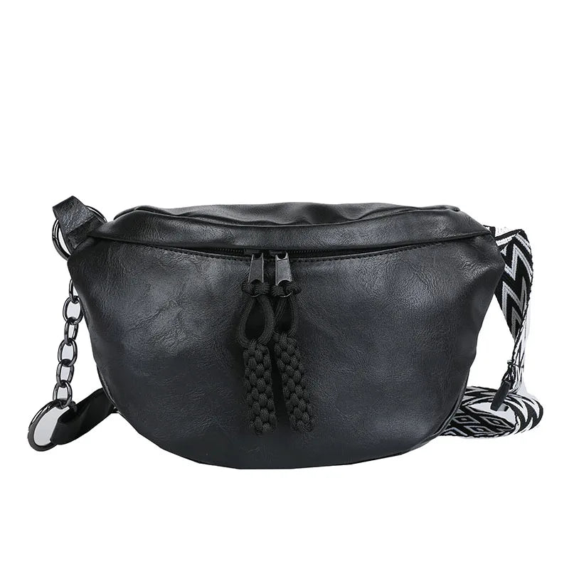 Jelly Soft Leather Waist Bag