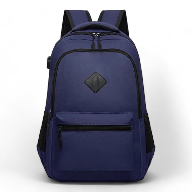 Casual Waterproof Laptop Backpack with USB Charging