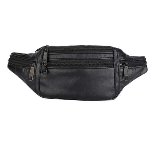 Leather Groove Classic Waist Bag