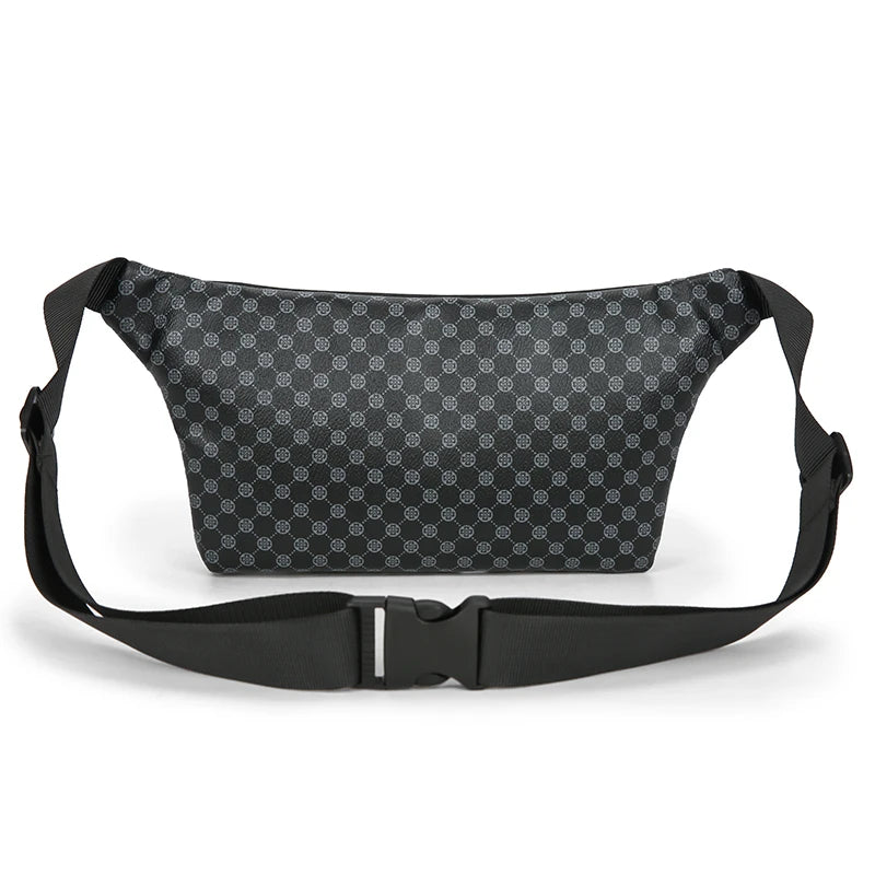 Versatile Plaid Waist Bag for Active Lifestyle