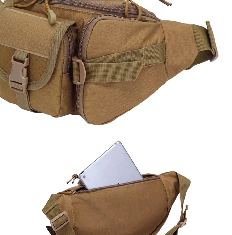 एल्बी पुरुषों के लिए टैक्टिकल कमर बैग नायलॉन फैनी पैक