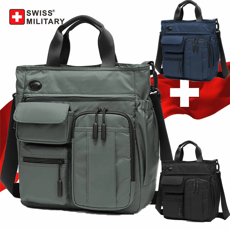 स्विस मिलिट्री पुरुषों का मैसेंजर बैग 