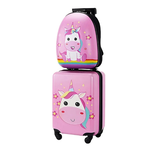 Adorable 3-Piece Kids Luggage Set