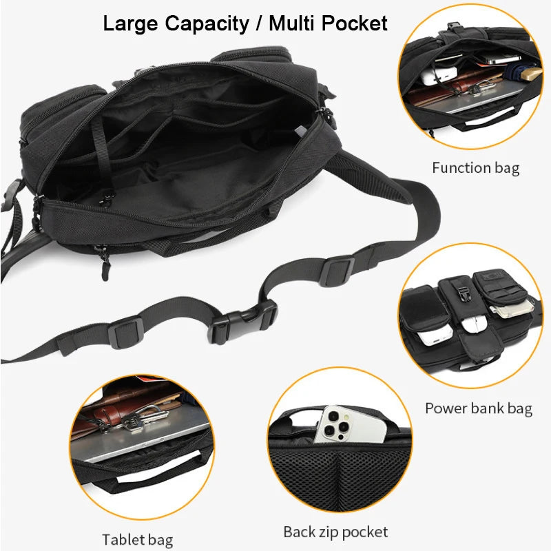 Men's Tactical WP Hiking Crossbody Bag