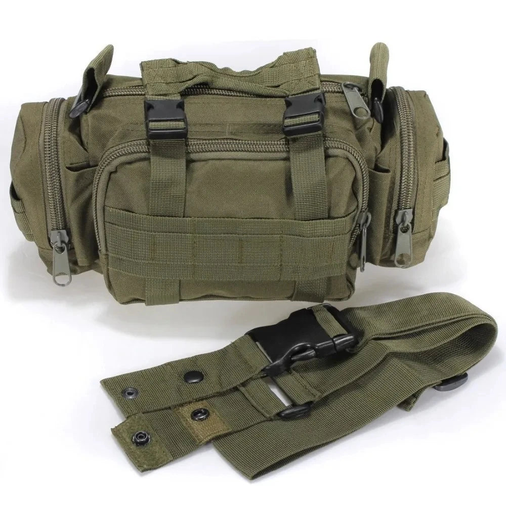 Adventurous Tactical Mini Duffel Crossbody Bag