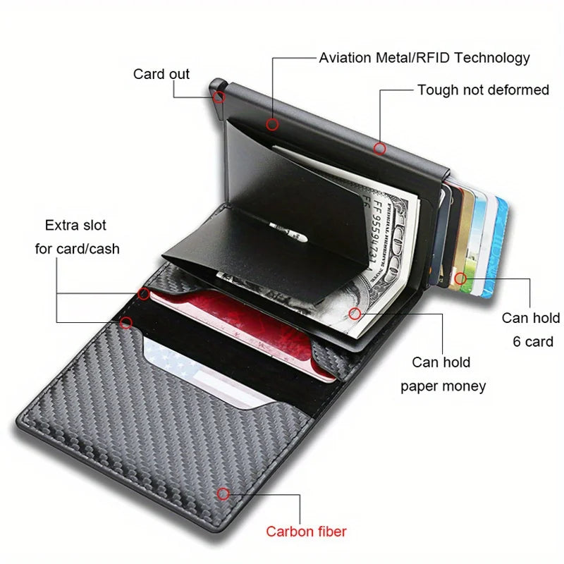 Ultimate Protection in Minimalist Style: RFID Blocking Slim Wallet