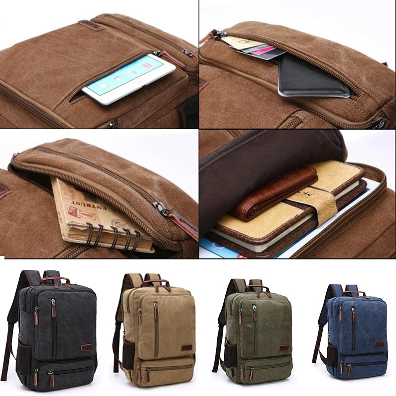 Canvas Vintage Travel Backpack