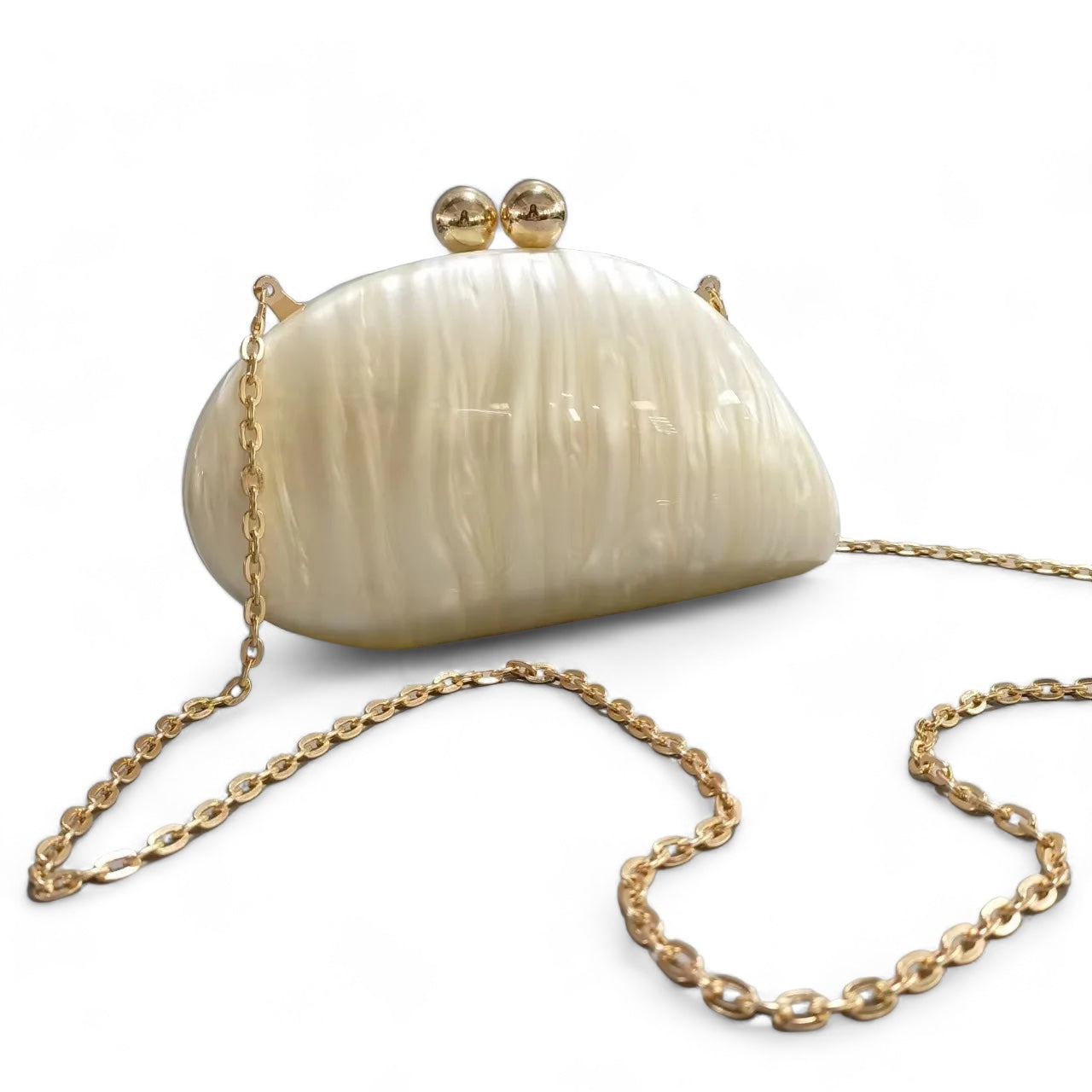 Acrylic Shell Clutch Bag