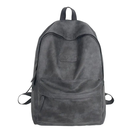 Effortless Style Meets Everyday Essentials: Unisex PU Leather Backpack
