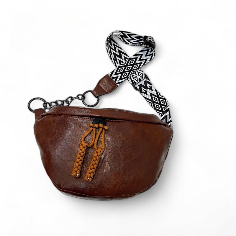 Soft Leather Waist Bag for Women