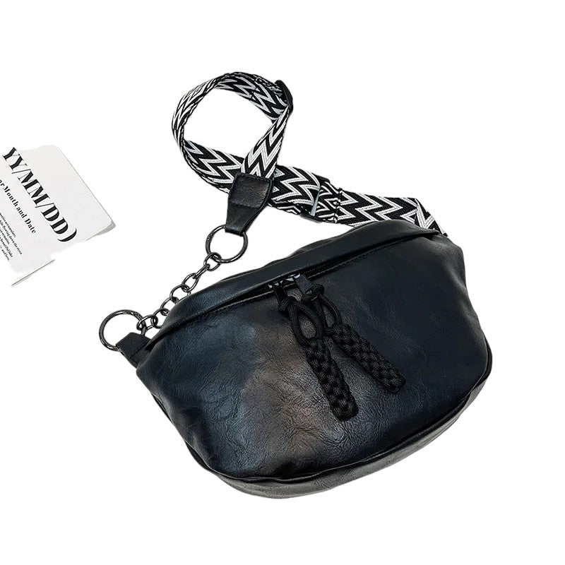 Jelly Soft Leather Waist Bag