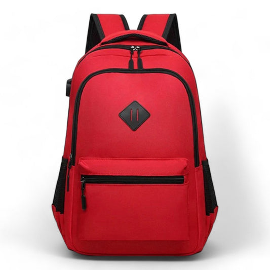 Casual Waterproof Laptop Backpack with USB Charging