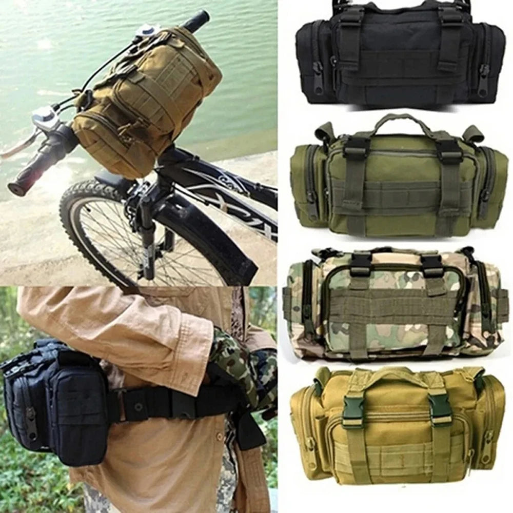 Adventurous Tactical Mini Duffel Crossbody Bag