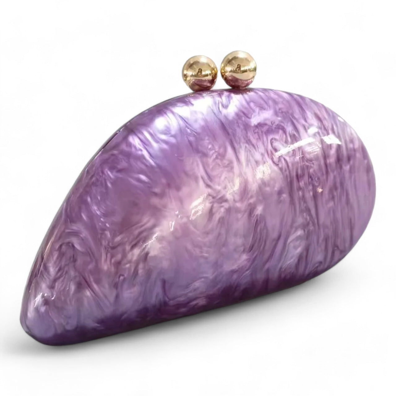 Acrylic Shell Clutch Bag