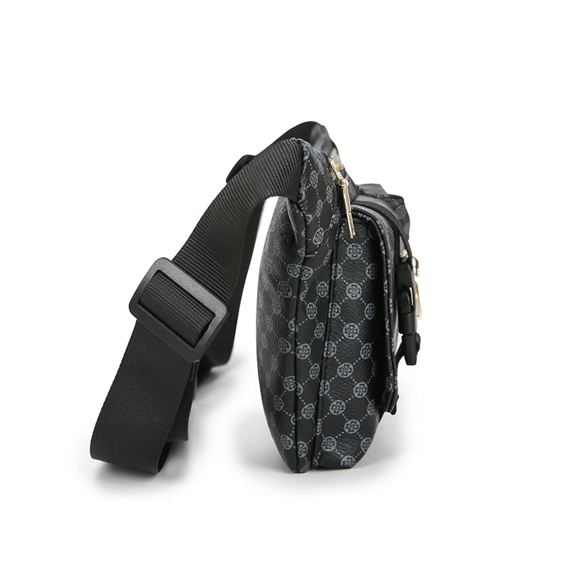 Versatile Plaid Waist Bag for Active Lifestyle