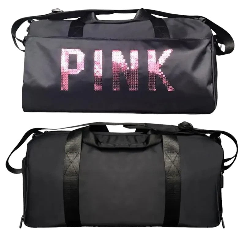 PinkShine Sporty Traveler Duffel Bag