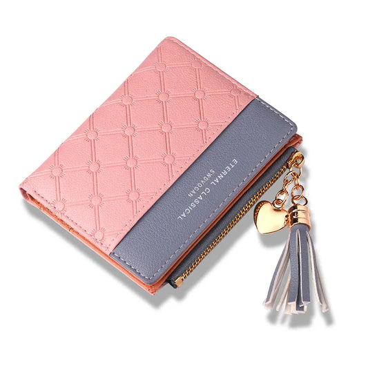 Jessica Women's Plaid PU Leather Wallet