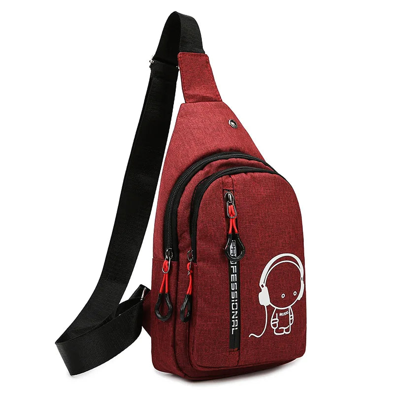 Momo Headphone Series Crossbody Bag for Hands-Free Carry