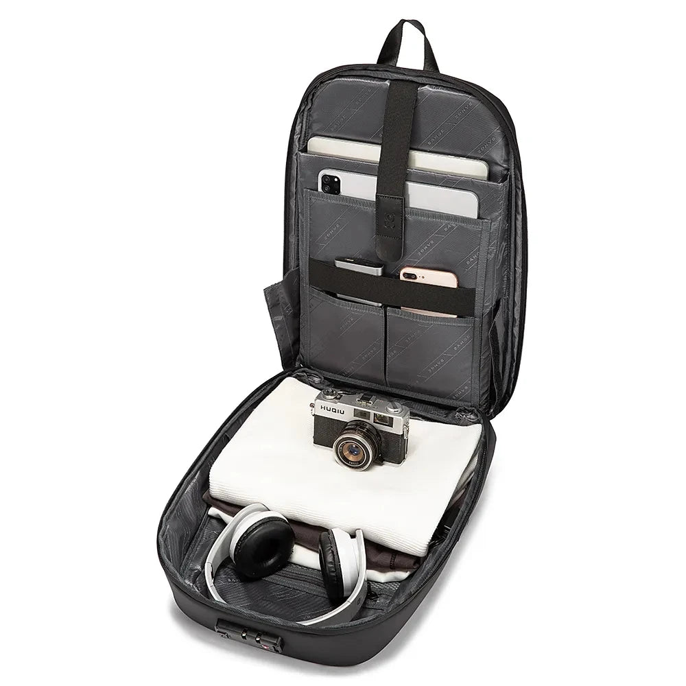 Stylish Hard-Shell Anti-Theft Laptop Backpack