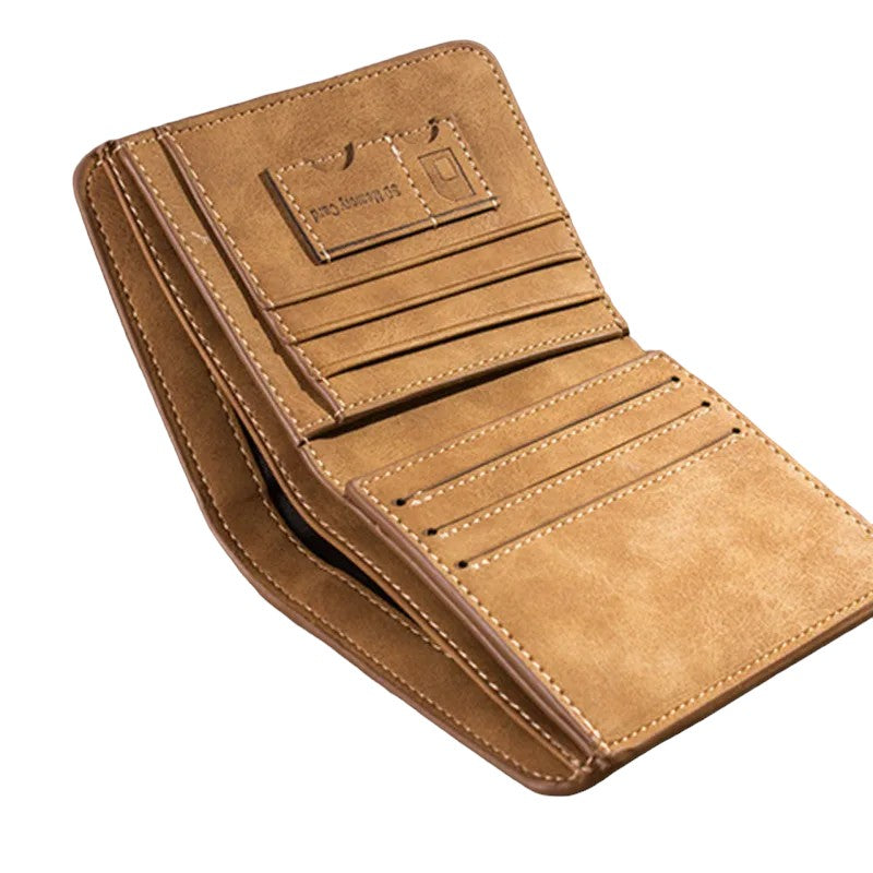 Milo Cartera Hombre Piel Billetera Slim Hipster