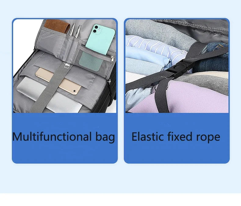 Airplane Travel Backpack: Spacious and Versatile Luggage Bag
