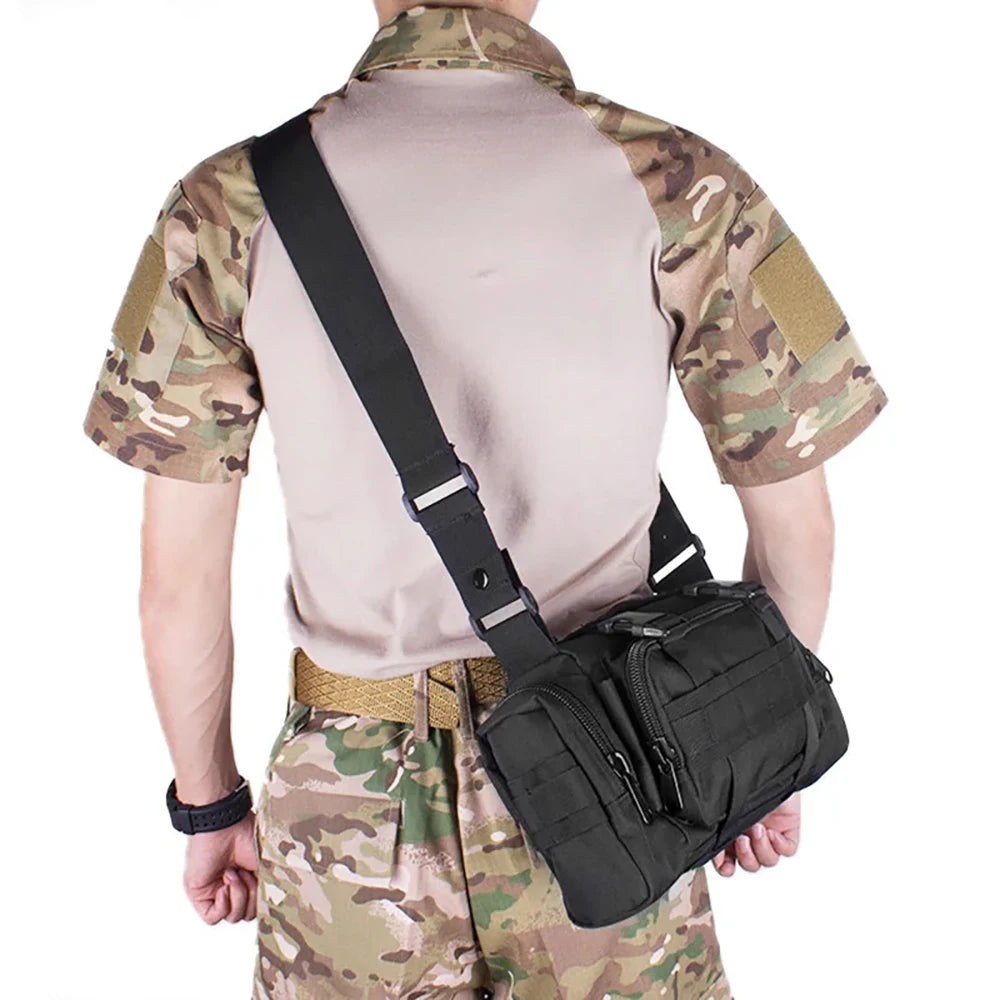 Adventurous Tactical Mini Duffel Crossbody Bag