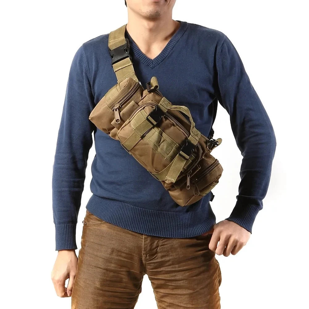 Adventurous Tactical Mini Duffel Crossbody Bag