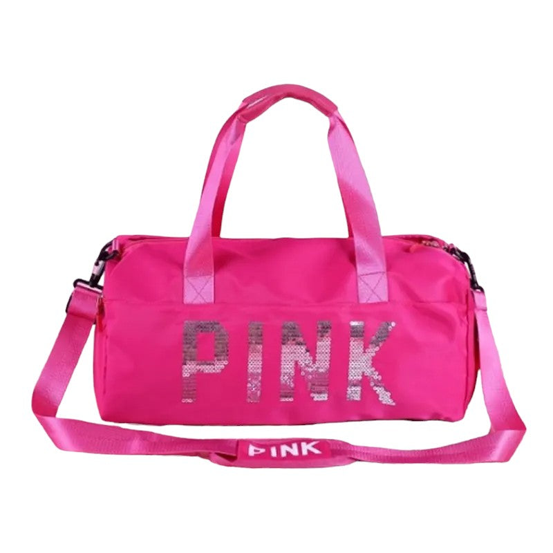 Bolsa de lona deportiva para viajeros PinkShine