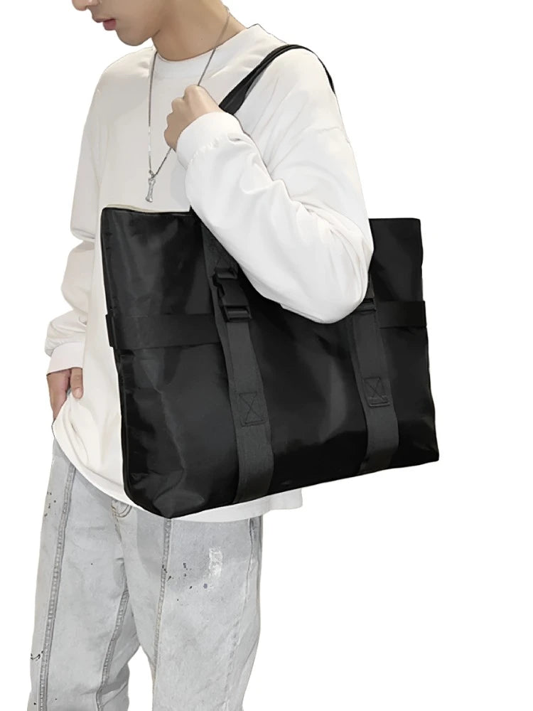 Nylon Men's and Women's Shoulder Bag
