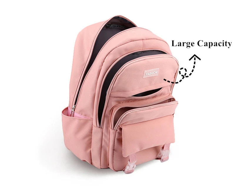 Large Capacity Teen Backpack with Laptop Sleeve