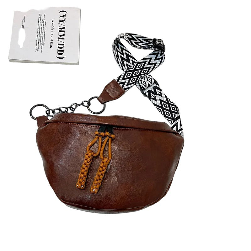 Jelly Soft Leather Waist Bag