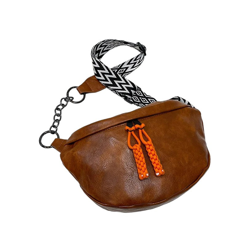 Jelly Soft Leather Waist Bag