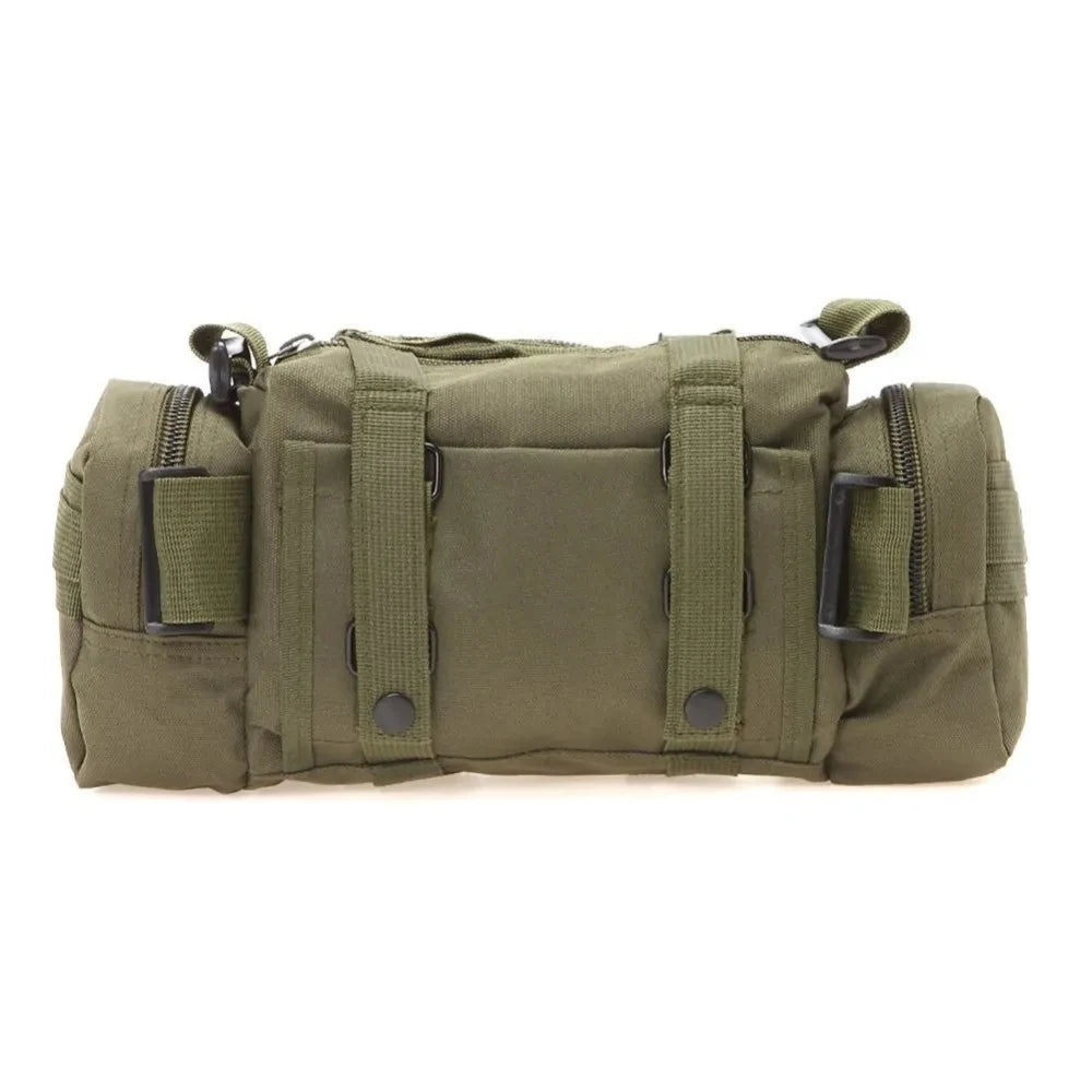 Riñonera para senderismo al aire libre 600D impermeable Oxford escalada 3P bolsos de hombro para el pecho bolsa táctica para acampar y pescar