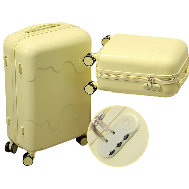 Ice Cream Style Trolley Case - Student Lockbox - Travel Four Wheel Trolley Case